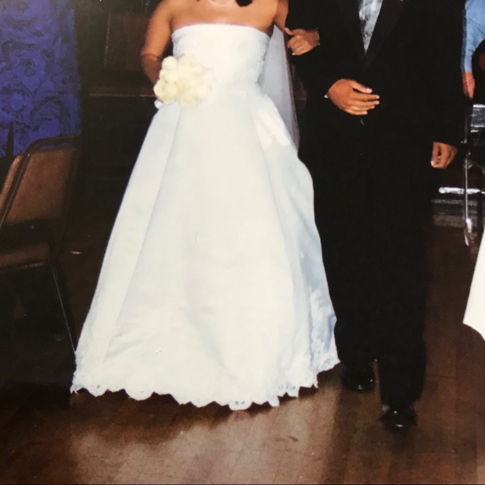 Strapless A-line Wedding Dress